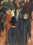 Ernst Ludwig Kirchner, Gatuscen from Berlin